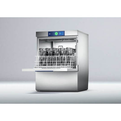Hobart GXW-10B 500mm Basket Frontloading Commercial Glasswasher with Chemical Pump & Drain Pump, 25 Pint Capacity - Contact Us For Availability