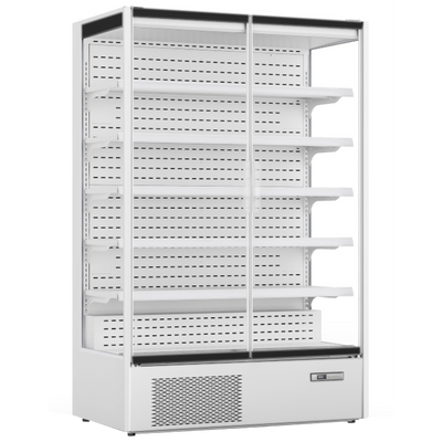 Prodis XMD1250-P-FGD-W Panoramic Glass Door White Multideck, 1292 Litres - Contact Us For Availability