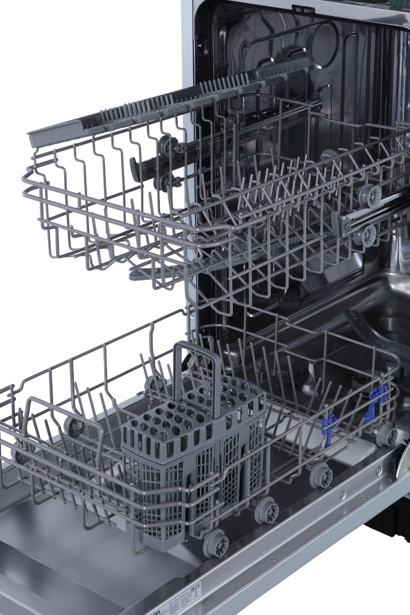 Dim Gray SIA 45cm Integrated Slimline Dishwasher