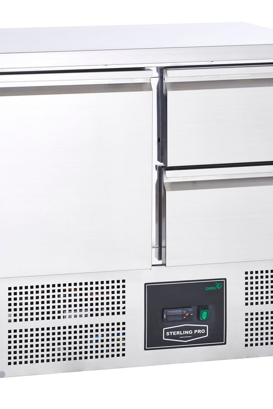 Lavender Sterling Pro Cobus SPU201-2D Undermounted Fridge Counter 2 Drawers 1 Door, 230 Litres - In Stock