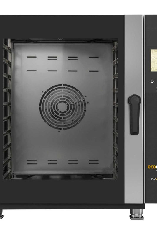 Dark Slate Gray Hobart Ecomax HECMFE10 Full Touch Electric 10 x 1/1GN Grid Combi Oven, 18.5kW - Contact Us For Availability