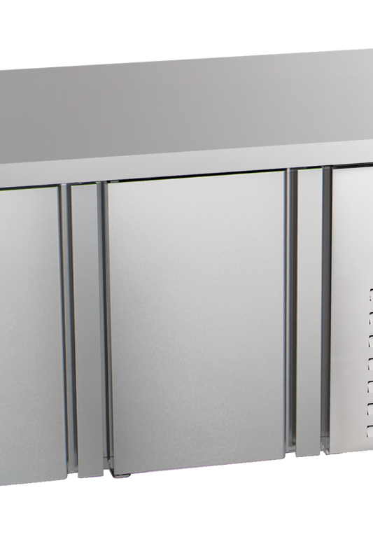 Gray Sterling Pro Green SPI-6-150-20-NS Stainless Steel 2 Door Fridge Counter, 600mm Deep - Low Stock