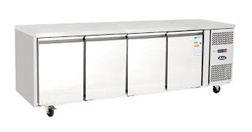 Atosa 4 Door Preparation Counter Fridge, 510 Litres