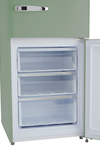 Dark Gray FLORENCE-MEADOW Retro 60cm freestanding 60/40 fridge freezer