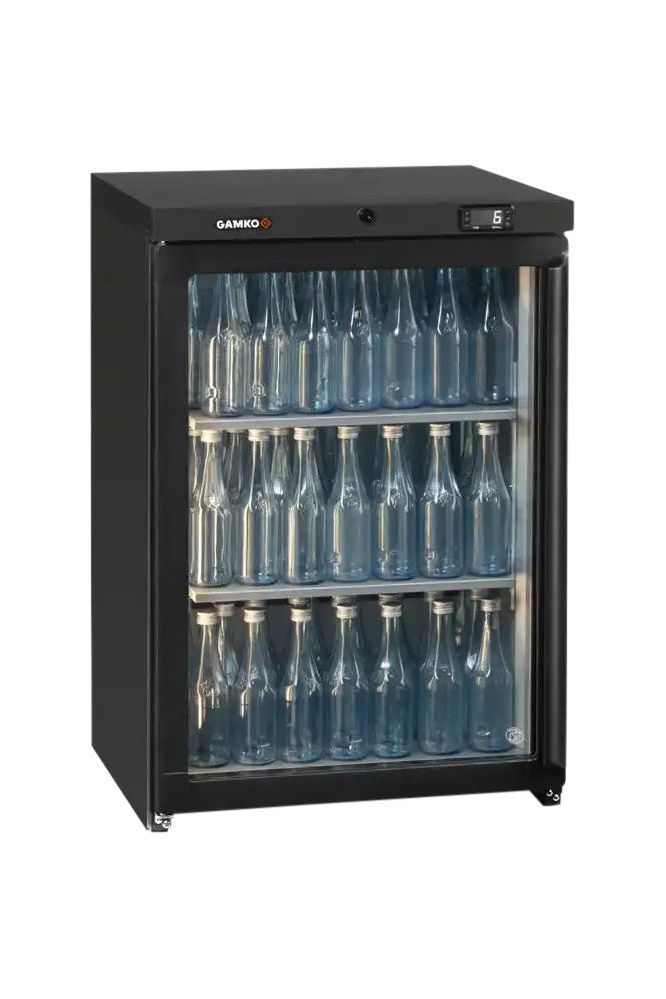 Dark Slate Gray Gamko LG3-150LG Maxiglass Low Height Glass Door Bottle Cooler, 125 Litres - Contact Us For Availability