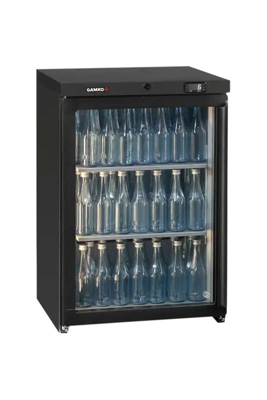 Dark Slate Gray Gamko LG3-150LG Maxiglass Low Height Glass Door Bottle Cooler, 125 Litres - Contact Us For Availability