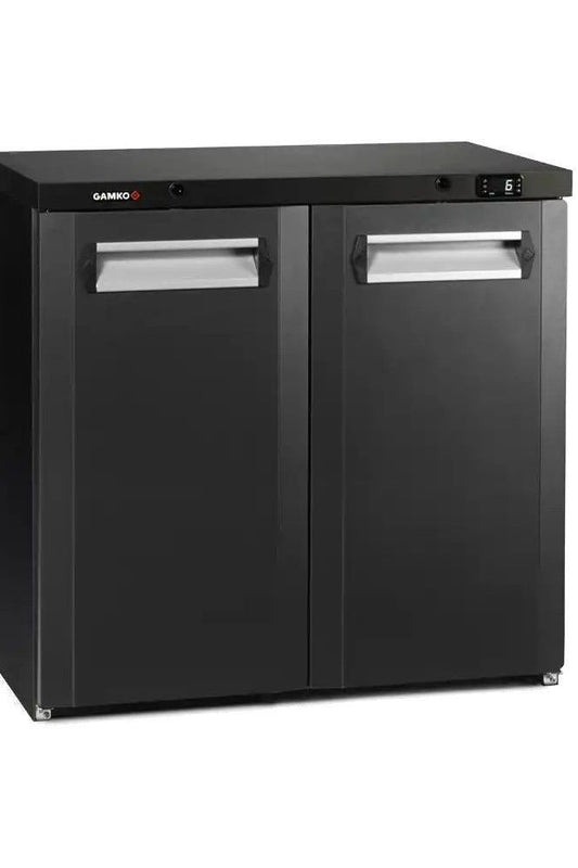 Dark Slate Gray Gamko LG3-250 Maxiglass Low Height Double Door Bottle Cooler, 204 Litres - Contact Us For Availability