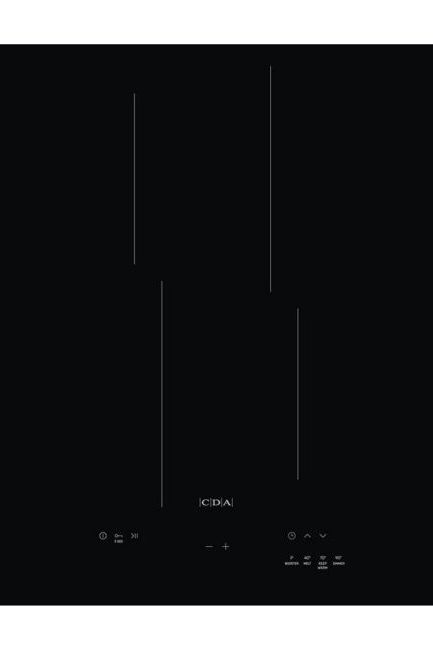 Black HN6112FR 60cm 4 zone induction hob