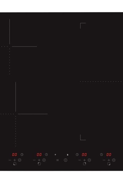 Black HN6732FR Four zone induction hob