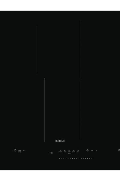 Black HN6860FR 60cm Hood Connect induction hob