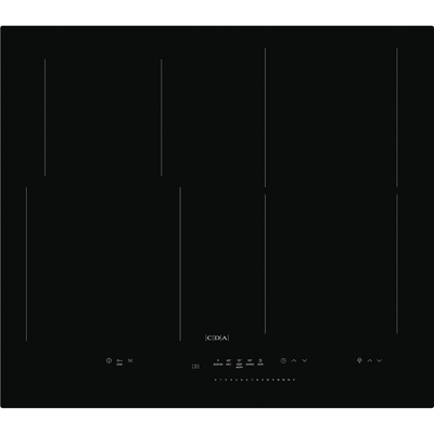 CDA 60cm Hood Connect Induction Hob - Black Glass