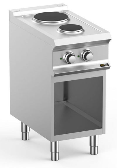 Hobart Ecomax HEPR74A 2 Plate Round Hob on Open Cupboard, 4.1kW - Contact Us For Availability