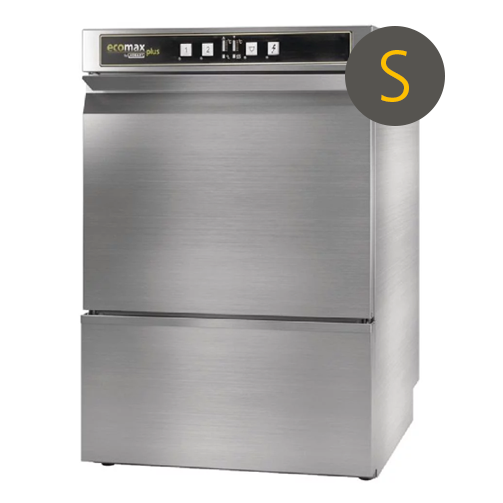 Light Slate Gray Hobart Ecomax G415S-10D 400mm Capacity Frontloading Commercial Glasswasher with Integral Water Softener & Drain Pump, 16 Pint Capacity - Contact Us For Availability