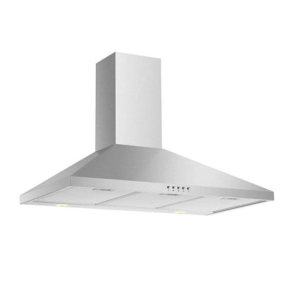 CDA 90cm Chimney Extractor Hood - Stainless Steel