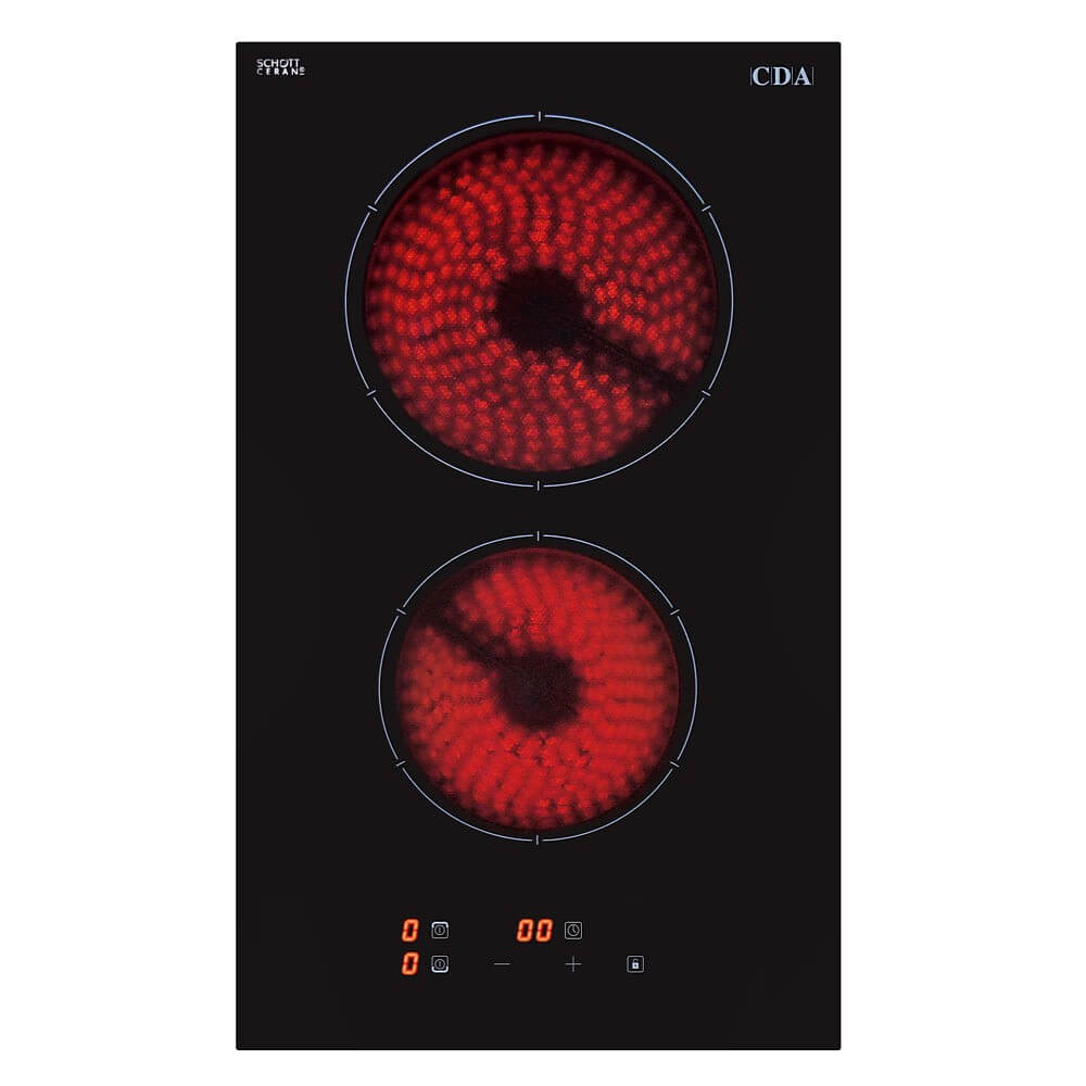 Black HN3621FR Domino two zone induction hob