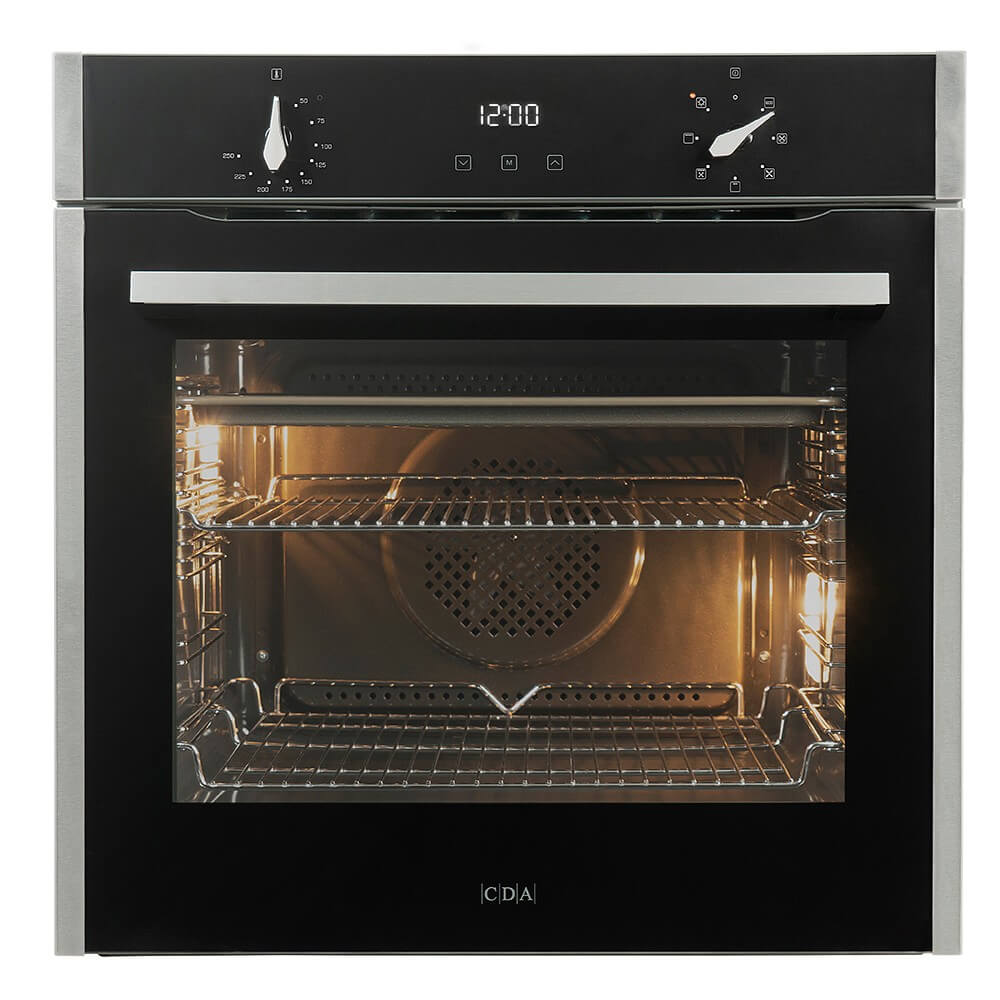 Black SL200SS CDA Seven function fan oven