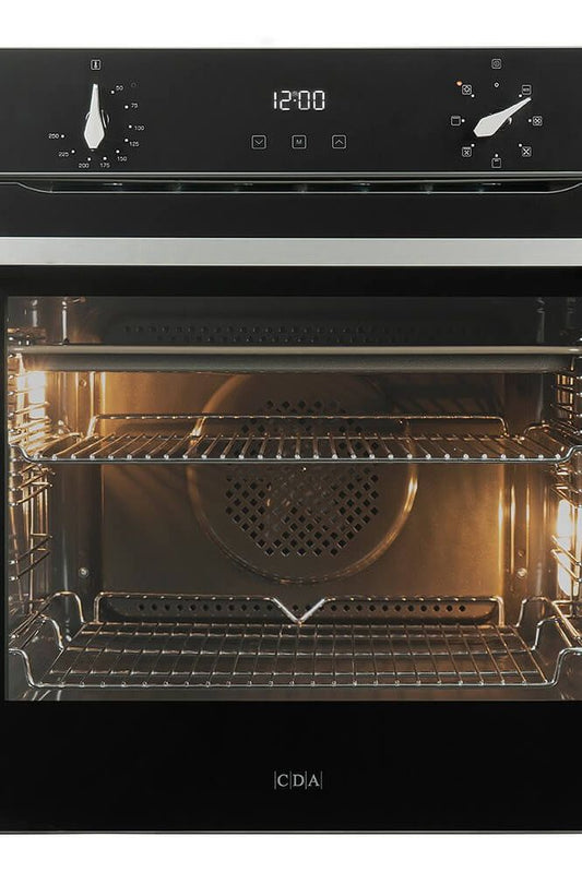Black SL200SS CDA Seven function fan oven