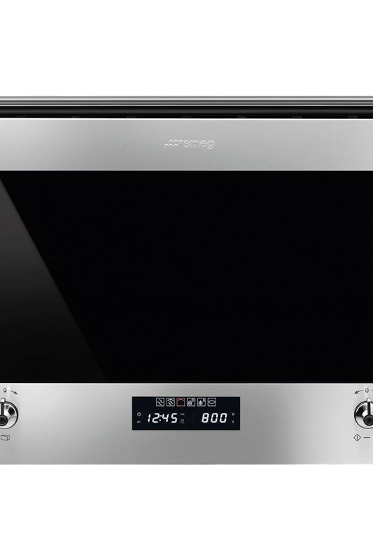 Gray SMEG Classic Microwave Oven, with Electric Grill