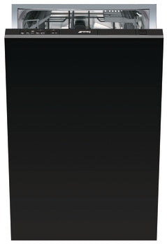 Smeg 45cm Slimline Fully Integrated Dishwasher 9 Place - Black