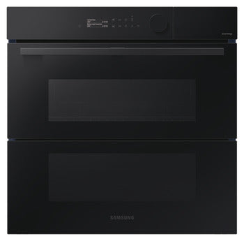 Black Samsung Series 5 Smart Oven, with Pyrolytic Cleaning, Air Fry and Steam Assist, Dual Cook Flex™