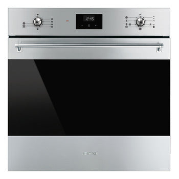 Smeg Classic 60cm Multifunction Built-In Single Oven - Stainless Steel