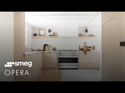 Smeg Opera 150cm Mixed Fuel Range Cooker with Electric Griddle - Stainless Steel