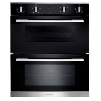 Black Rangemaster Double Oven, Electric, Multifunctional, Easy Clean Enamel, 600 mm