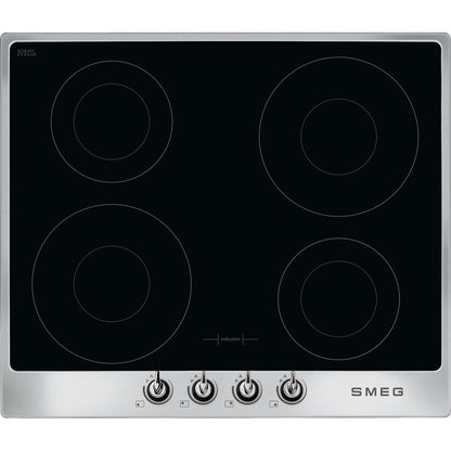 Light Gray SMEG Victoria Hob, Electric Induction 600 mm