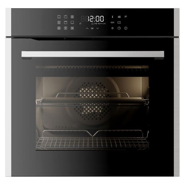Black SL570SS Thirteen function pyrolytic oven