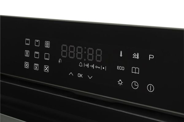 Black SL570SS Thirteen function pyrolytic oven