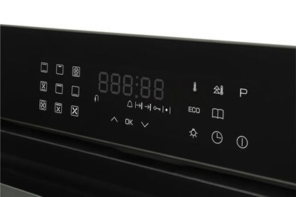 Black SL570SS Thirteen function pyrolytic oven