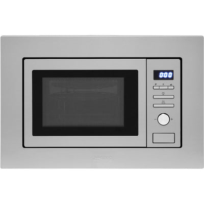 Smeg Classic Built-In Microwave with Grill 17 Litre - Stainless Steel