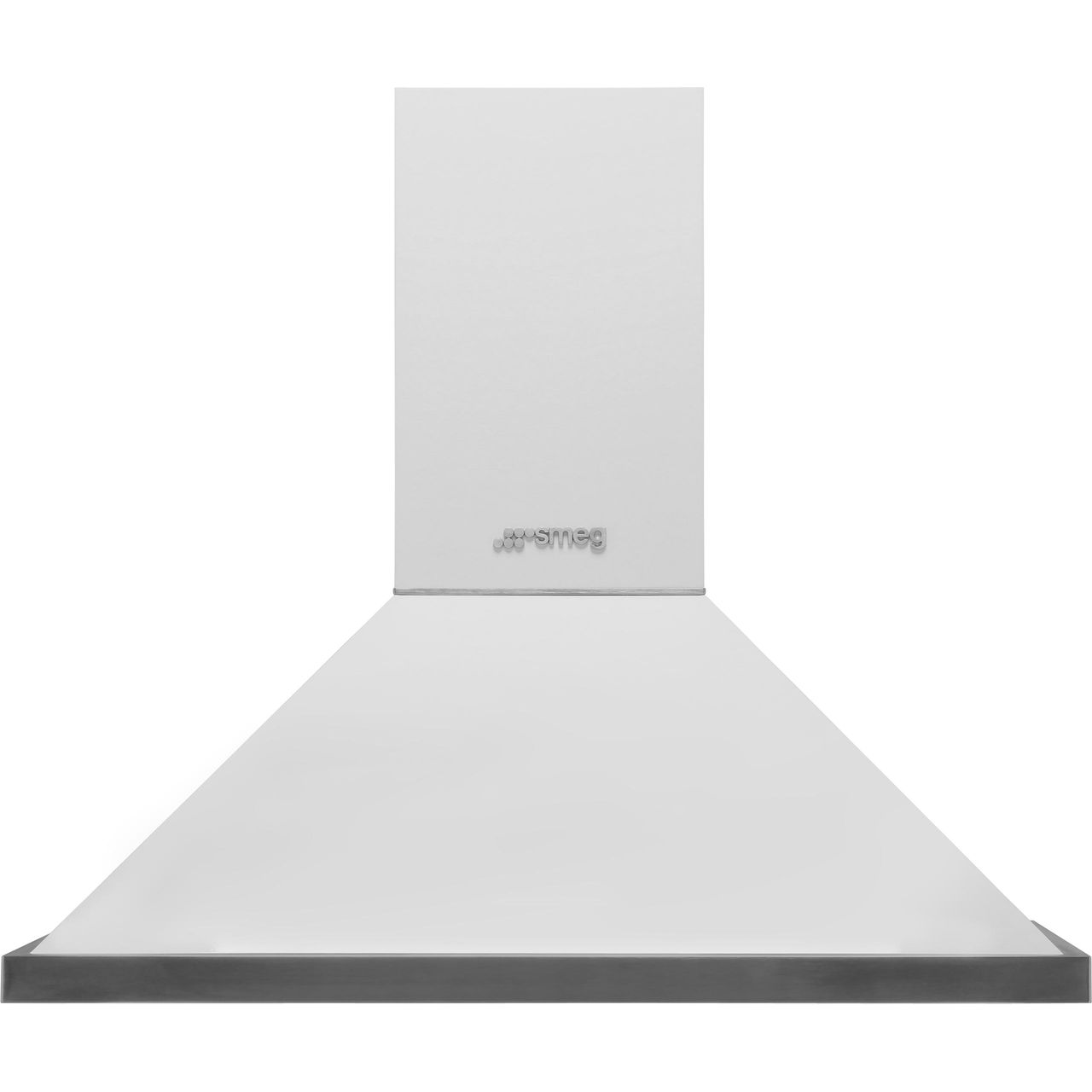 Light Gray SMEG Portofino Chimney Hood, 900 mm