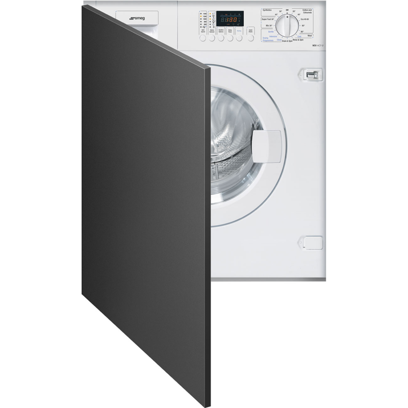 Lavender SMEG Washer Dryer, Fully Integrated, 7 kg