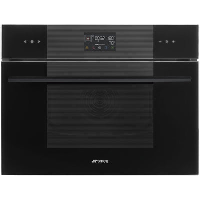 Smeg Linea 45cm Galileo Steam 100 Compact Oven - Black