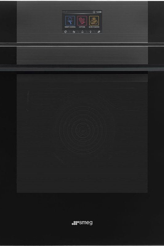 Black SMEG Linea Galileo Omnichef Oven