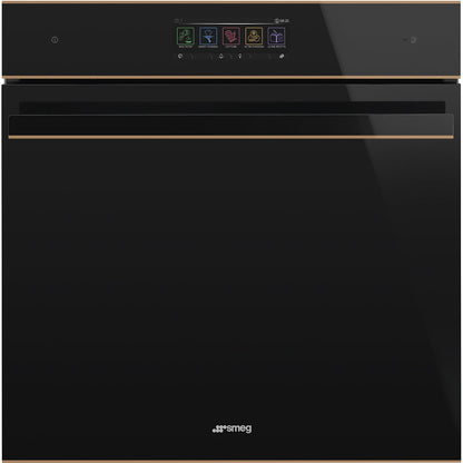 Black SMEG Dolce Stil Novo Galileo Omnichef Oven