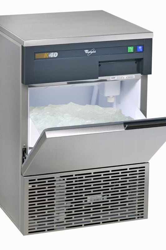Dark Gray Whirlpool K40 Ice Maker, 40kg/24hrs - Discontinued